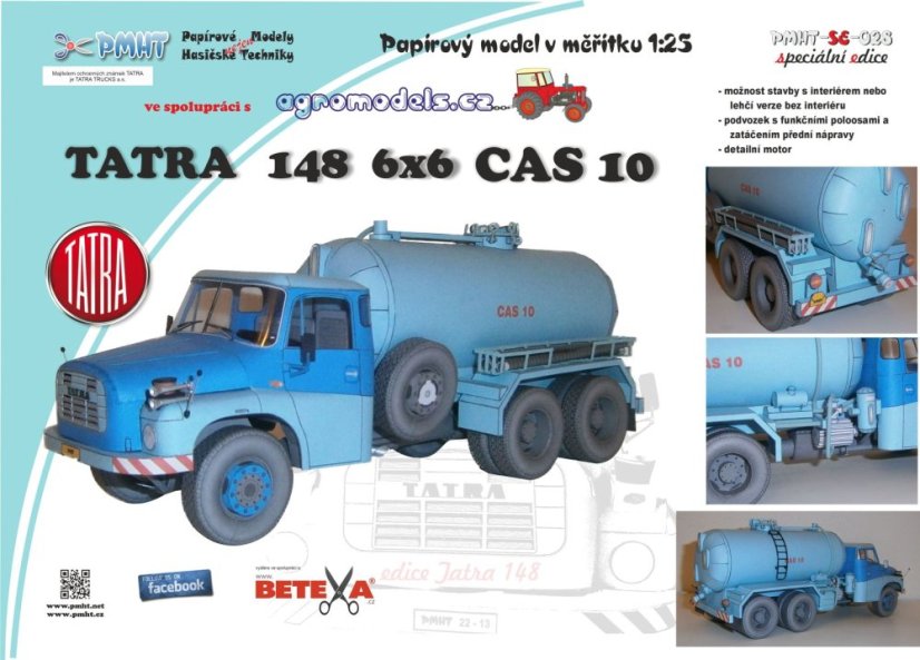 Tatra 148 CAS 10 6x6 1:25