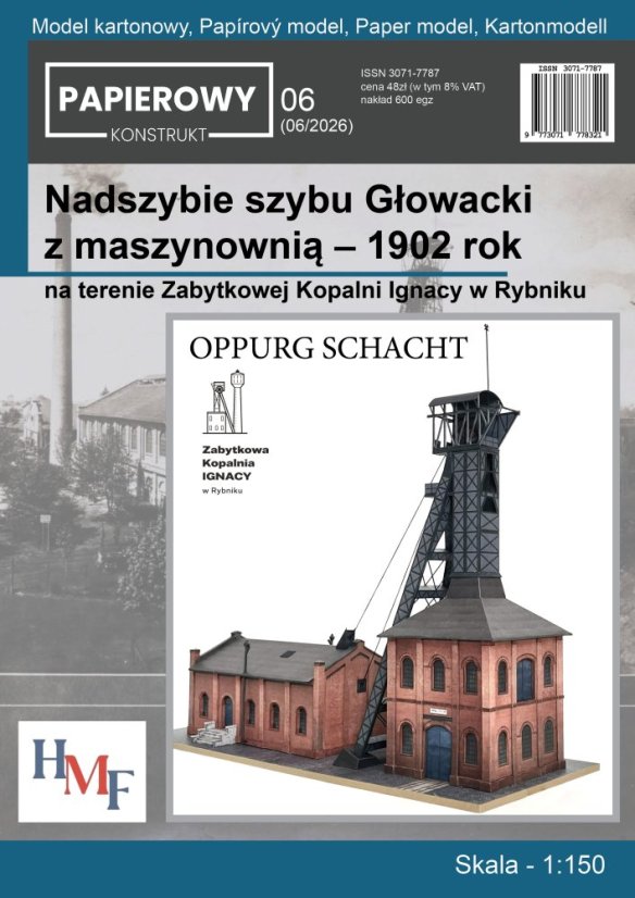 Důlní šachta Glowacki se strojovnou – 1902