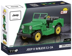 Jeep Willys CJ-2A - zelený - Plastová stavebnice COBI