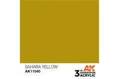 Akrylová farba AK Interactive AK11040 Sahara Yellow (saharská žltá, 17 ml)