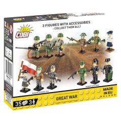 3 figures: Great-war - COBI plastic kit