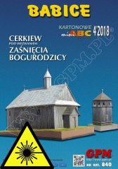 Ubikace Matky Boží Babice - Laserové doplnky - kostra