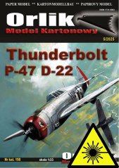 P-47 D-22 Thunderbolt - Pengie III - Laser accessories - skeleton, details