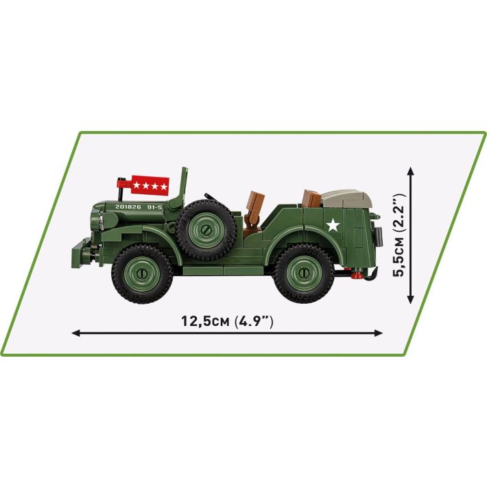 Velitelské vozidlo Dodge WC-56 WWII - Plastová stavebnica COBI