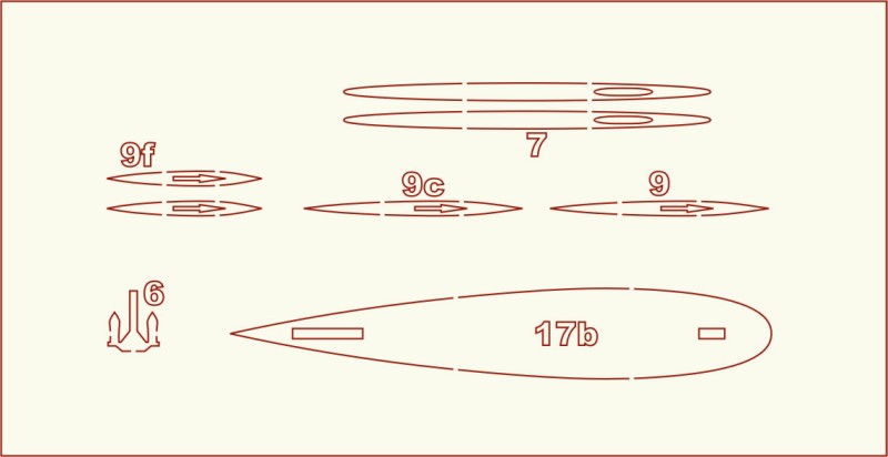 USS „Nautilus“ - Laserové doplňky - kostra