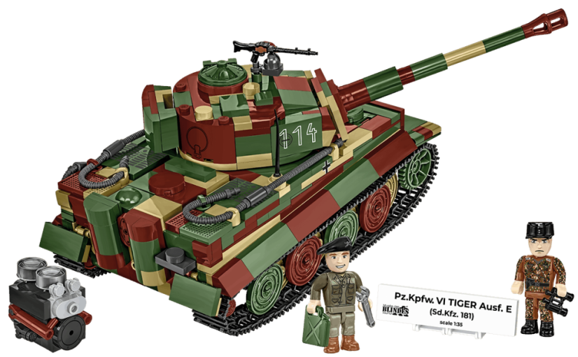 Pz.Kpfw. VI Tiger Ausf. E WWII - Plastová stavebnice COBI