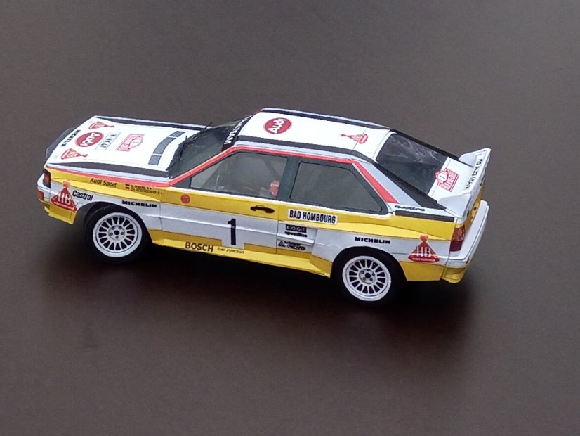 Audi Quattro A2 - HB Audi team- Rallye Monte Carlo 1984 - 1:18