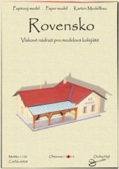 Railway station Rovensko H0 - Paper model