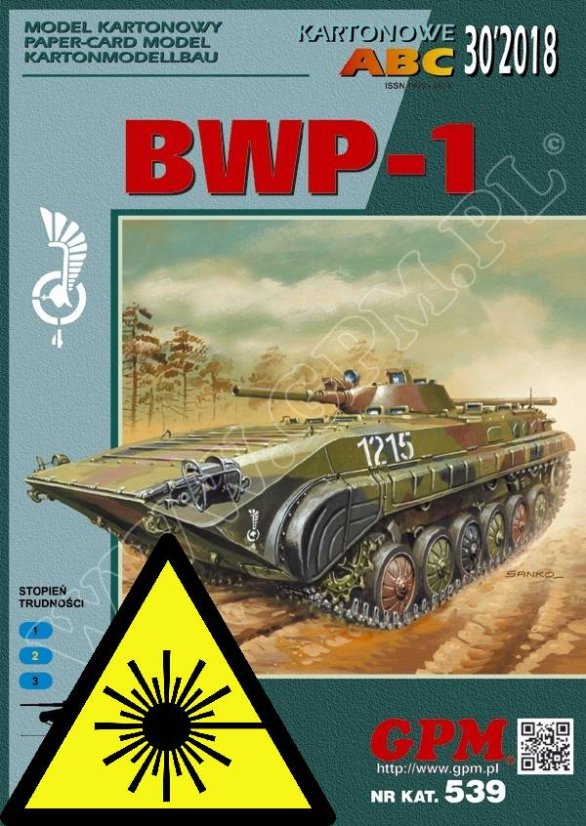 BWP-1 ( BMP-1) - Laserové doplňky - kostra, díly kol, detaily