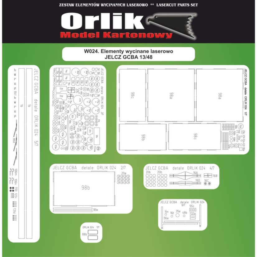 Jelcz GCBA 13/48 - Laserové doplňky - detaily