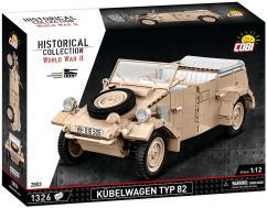 Kubelwagen TYP 82, WW II, 1:12  - Plastová stavebnice COBI