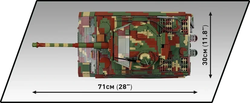 PzKpfw VI Ausf. E- Executive Edition 1:12 - Plastová stavebnice COBI