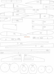 De Havilland Mosquito NF Mk.II - Laserové doplňky - kostra