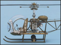 Americký lehký vrtulník H-13C Sioux