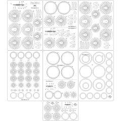 Steam Locomotive Pm36-2 Piekna Helena - Laser accessories - wheel parts