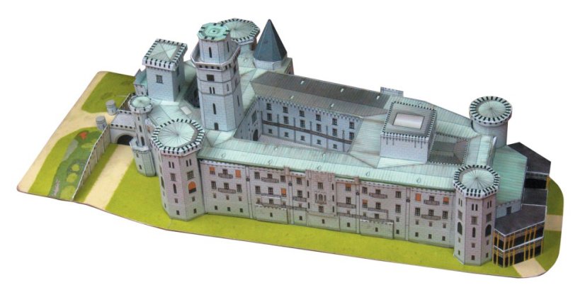 A simple cutout chateau Hluboka