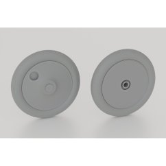 Albatros D.V - plastová kola