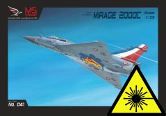 Mirage 2000C - Sirenes et Cigognes - Laser accessories - skeleton