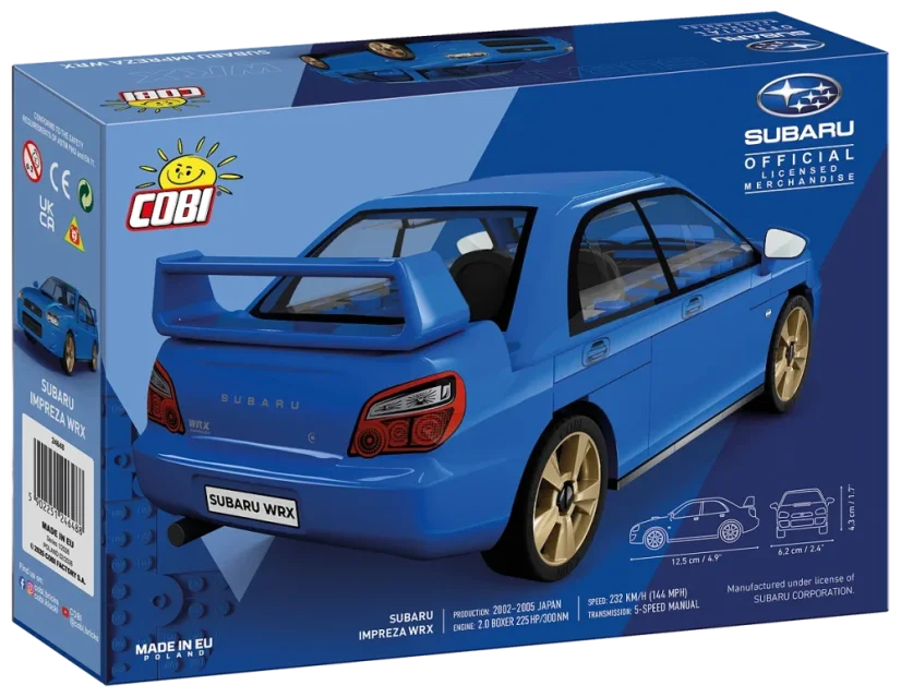 Subaru Impreza WRX – Plastová stavebnica COBI