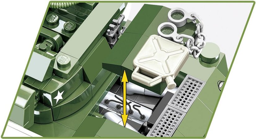 H.M.C M8 Scott WW II - Plastová stavebnice COBI