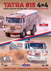 Tatra 815 4x4 - Paris-Le Cap č. 502 / Paris-Peking č. 310 - 1992