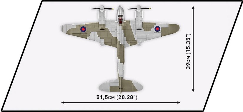 De Havilland DH-98 Mosquito WWII - Plastová stavebnice COBI