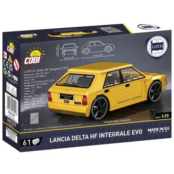 Lancia Delta HF Integrale EVO 1991 - Plastová stavebnice COBI