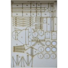 Fokker C.I - Laserové doplnky - kostra
