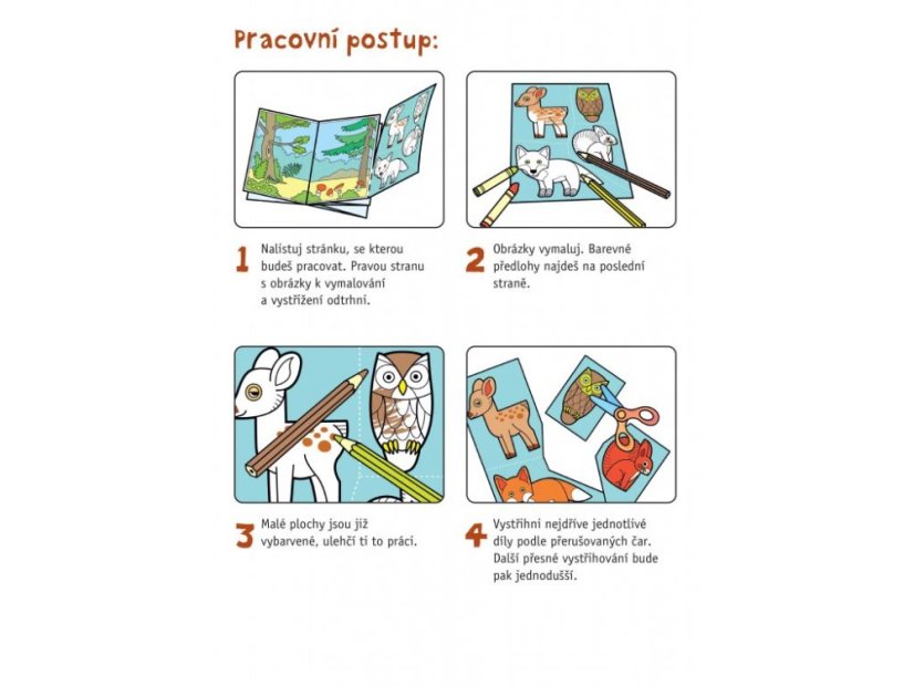 Začínáme vystřihovat - Zvířátka ze světa