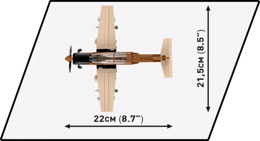 AT-6 Wolverine - Plastová stavebnice COBI