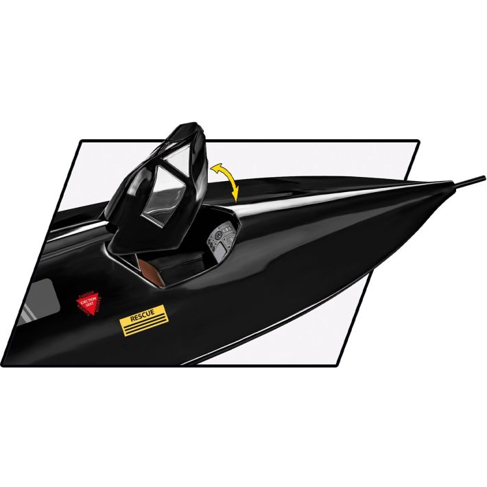 Lockheed SR-71 Blackbird - Plastová stavebnice COBI