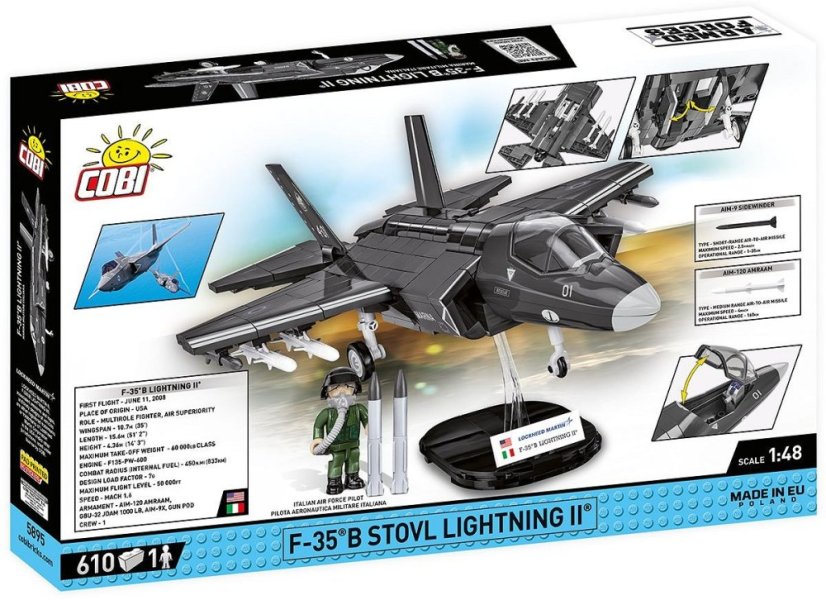 F-35B STOVL Lightning II - Plastová stavebnice COBI