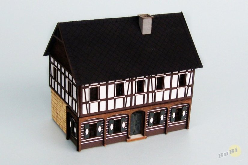 Hrazděný dům - Chrastava - Měřítko: 1:160