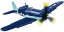 Grumman F6F Hellcat WWII - Plastová stavebnice COBI