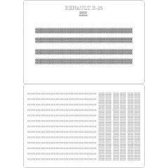Renault R-35 MOD.1939 - Laserové doplnky - pásy