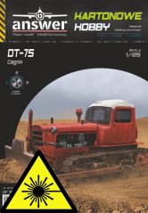 Pásový traktor DT-75 - Laserové doplňky - kostra, detaily