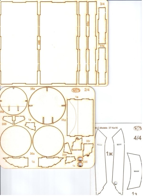 Type 98 Ke-Ni - Laserové doplňky - kostra