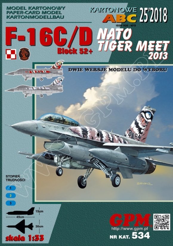 Military aircraft F-16 C / D Block 52 - KIT 2