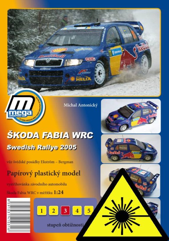 Škoda Fabia WRC Swedish Rally 2005 - Laserové doplňky