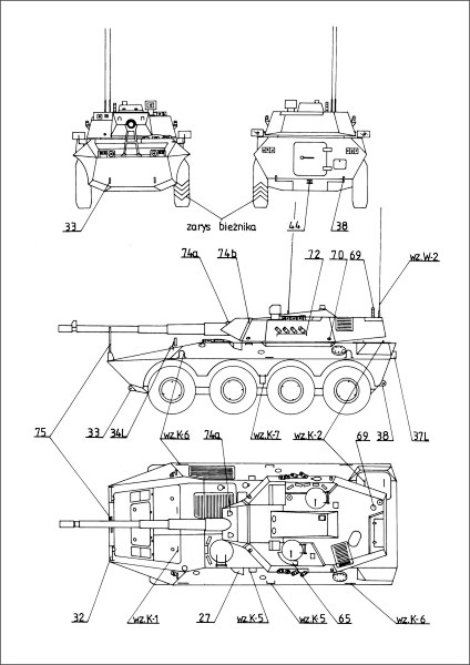 Italský stíhač tanků Centauro B1