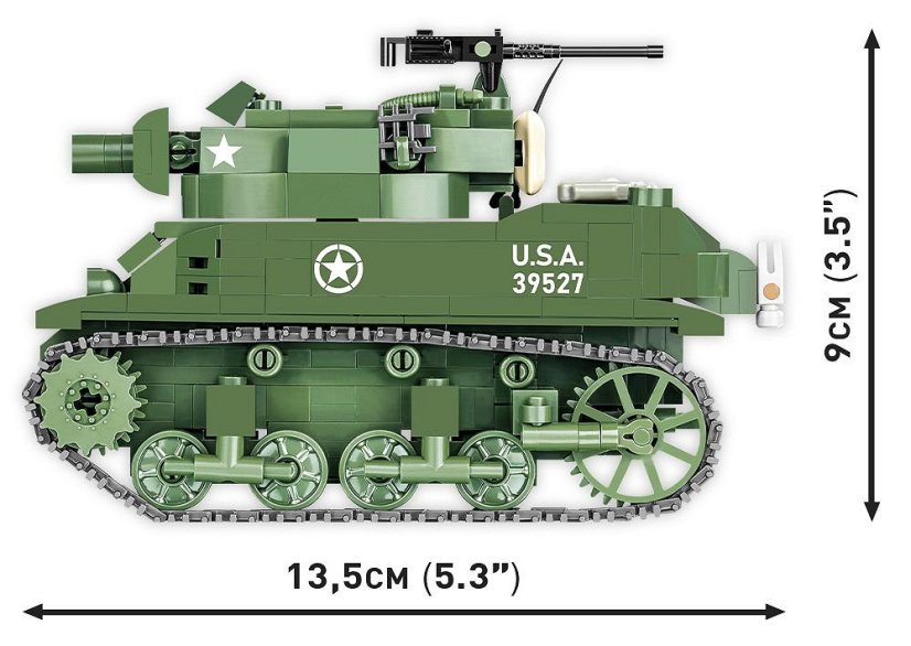 H.M.C M8 Scott WW II - Plastová stavebnice COBI