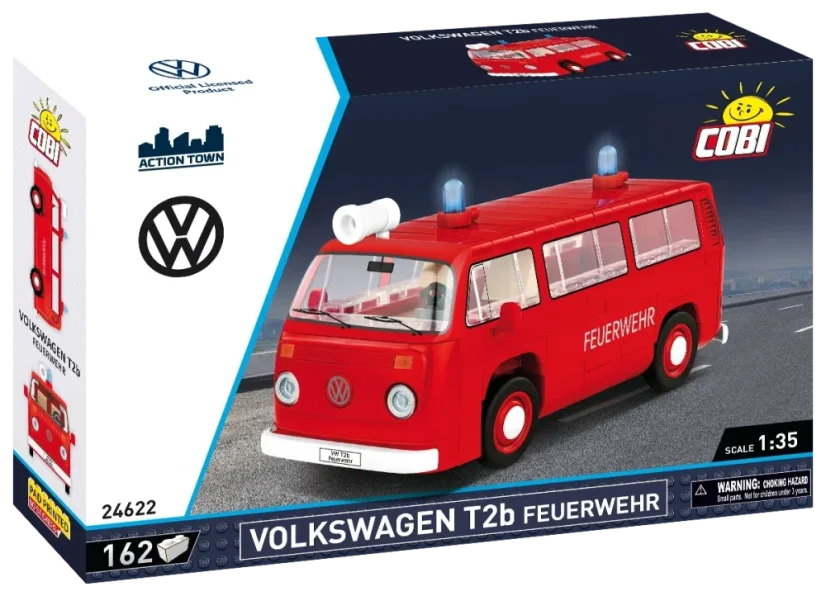 Volkswagen T2a Hasiči - Plastová stavebnice COBI