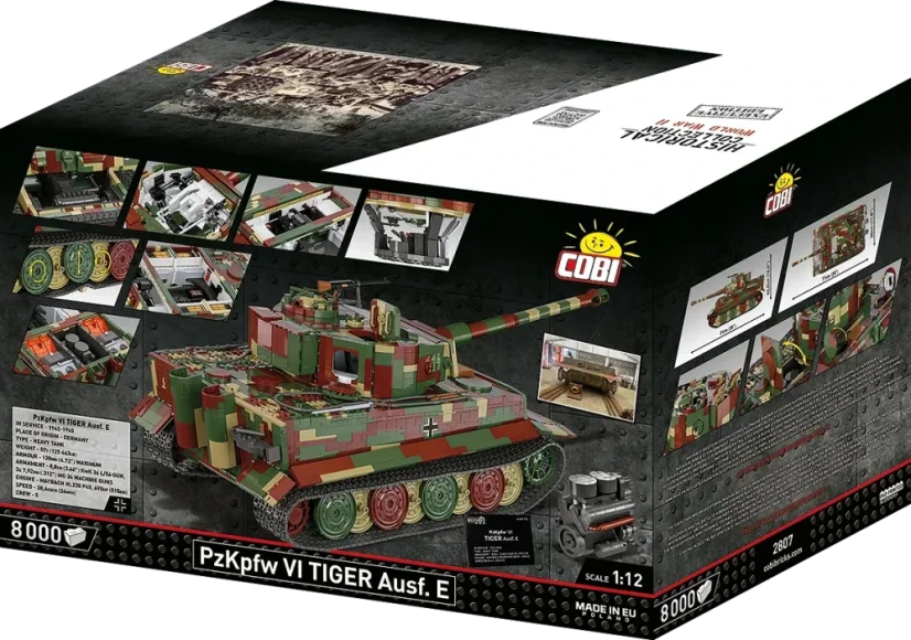 PzKpfw VI Ausf. E- Executive Edition 1:12 - Plastová stavebnice COBI