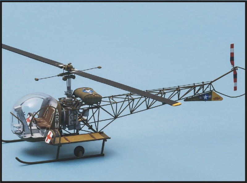 Americký lehký vrtulník H-13C Sioux