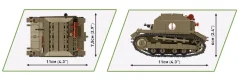 Tankette TK-3 WW II - Plastová stavebnice COBI
