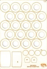 Mack RW 719 sklápač - Laserové doplnky - dezény, diely kolies