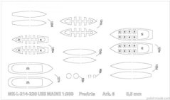 Obrněná loď USS MAINE (ACR-1) - Laserové doplňky