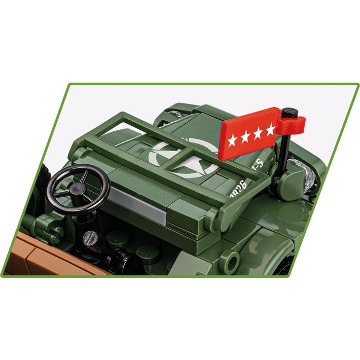Velitelské vozidlo Dodge WC-56 WWII - Plastová stavebnica COBI