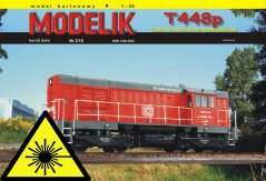 Dieslová lokomotíva T448p - Laserové doplňky - kostra, detaily, díly kol