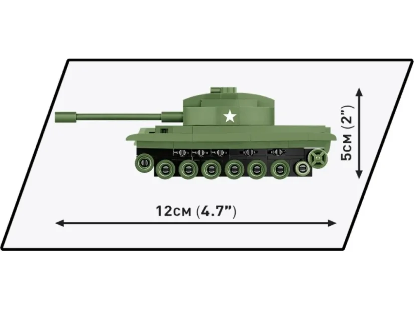 Mini Tanky - Patton M48 - Plastová stavebnice COBI